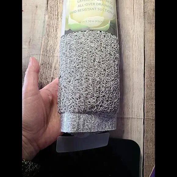 Sultans Linens Loofah Shower And Bath Mat - Picture 4 of 9